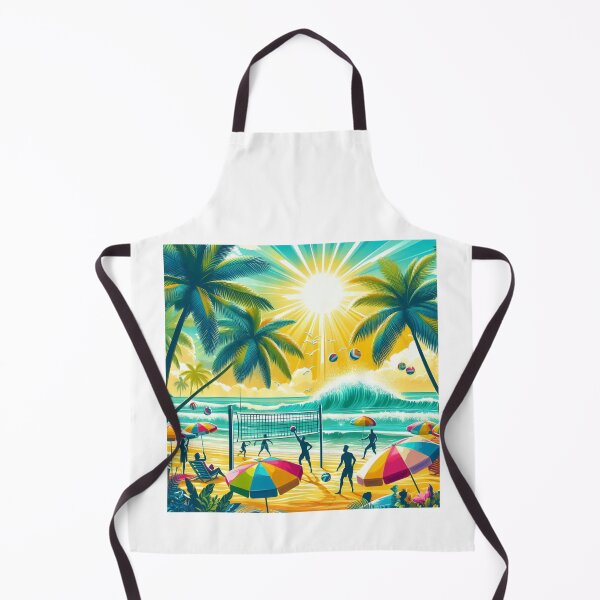 Item preview, Beach Games in Summer designed and sold by AIrtisticPrints.