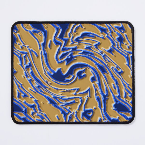 Item preview, Swirled Diagonal Brown and Blue Stripe Pattern designed and sold by TheRulerofEarth.