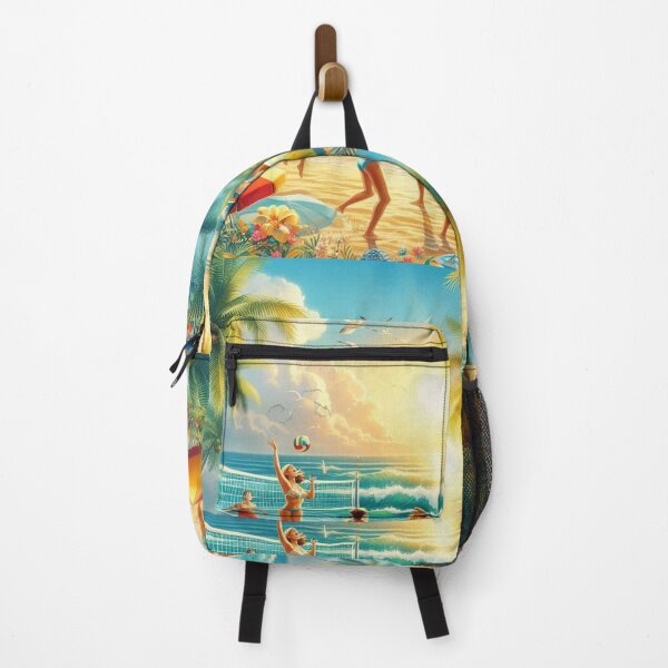 Item preview, Beach Games in Summer designed and sold by AIrtisticPrints.
