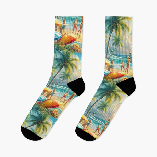 Item preview, Beach Games in Summer designed and sold by AIrtisticPrints.