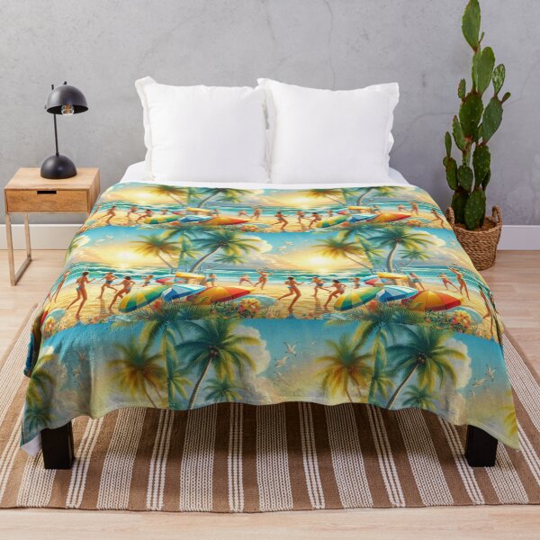 Item preview, Beach Games in Summer designed and sold by AIrtisticPrints.