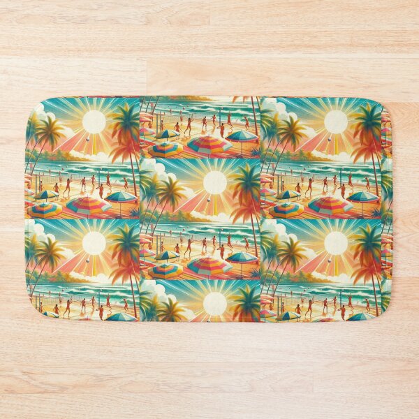 Item preview, Beach Games in Summer designed and sold by AIrtisticPrints.