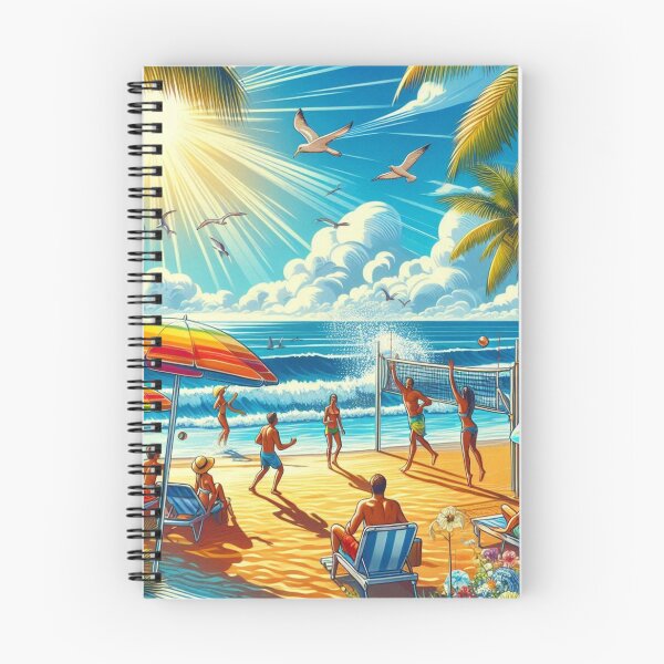 Item preview, Beach Games in Summer designed and sold by AIrtisticPrints.
