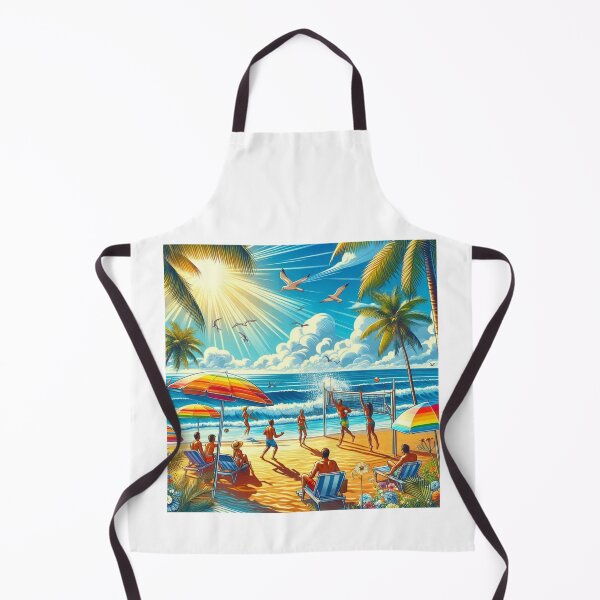 Item preview, Beach Games in Summer designed and sold by AIrtisticPrints.