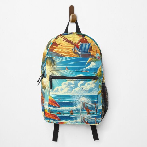 Item preview, Beach Games in Summer designed and sold by AIrtisticPrints.