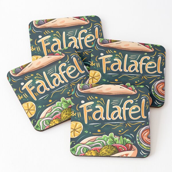 Item preview, Chickpea Falafel Art: The Ultimate Mediterranean and Middle Eastern Vegan Feast AI Generated designed and sold by FUNqoosh.