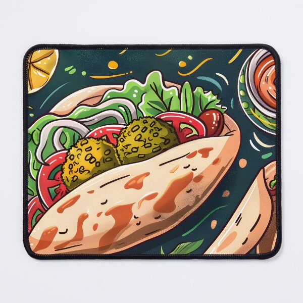 Item preview, Chickpea Falafel Art: The Ultimate Mediterranean and Middle Eastern Vegan Feast AI Generated designed and sold by FUNqoosh.
