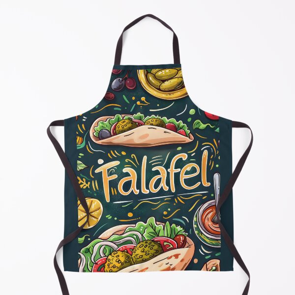 Item preview, Chickpea Falafel Art: The Ultimate Mediterranean and Middle Eastern Vegan Feast AI Generated designed and sold by FUNqoosh.