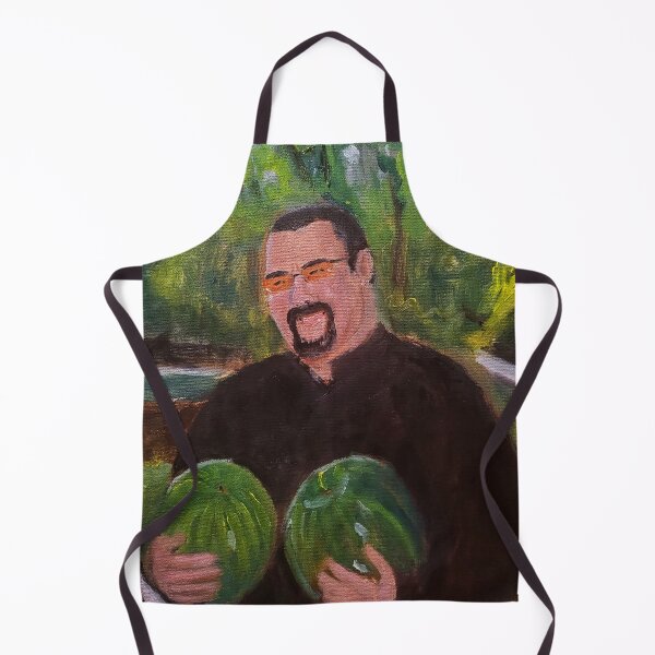 Item preview, Steven Seagal holding watermelons designed and sold by EvergrimGallery.