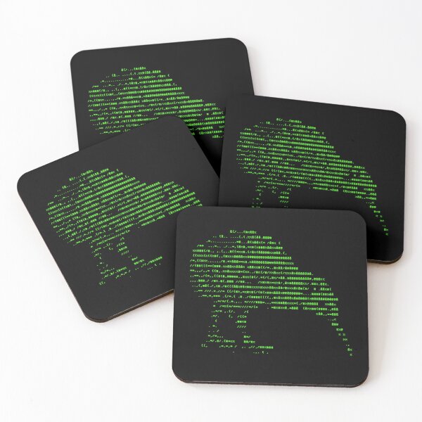 Item preview, NEW ZEALAND KIWI ASCII RETRO COMPUTER GREEN designed and sold by Madjack Tees Kiwi SuperStore.