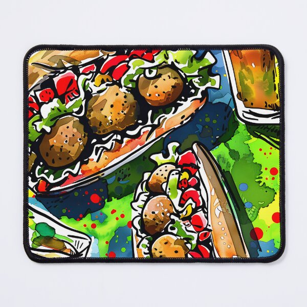 Item preview, Real Vegan Food Revolution: Enjoy the Essence of Middle Eastern Organic Falafel AI Generated designed and sold by FUNqoosh.