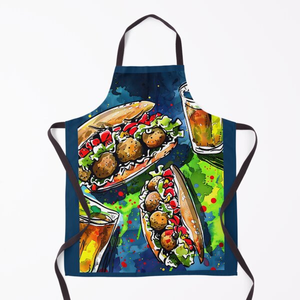 Item preview, Real Vegan Food Revolution: Enjoy the Essence of Middle Eastern Organic Falafel AI Generated designed and sold by FUNqoosh.