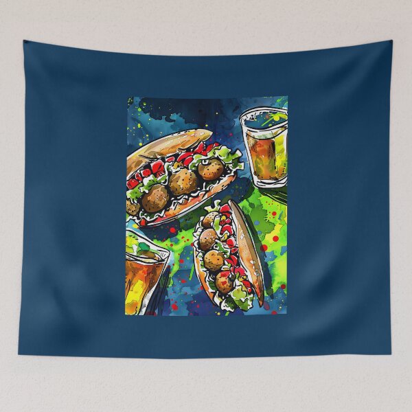 Item preview, Real Vegan Food Revolution: Enjoy the Essence of Middle Eastern Organic Falafel AI Generated designed and sold by FUNqoosh.