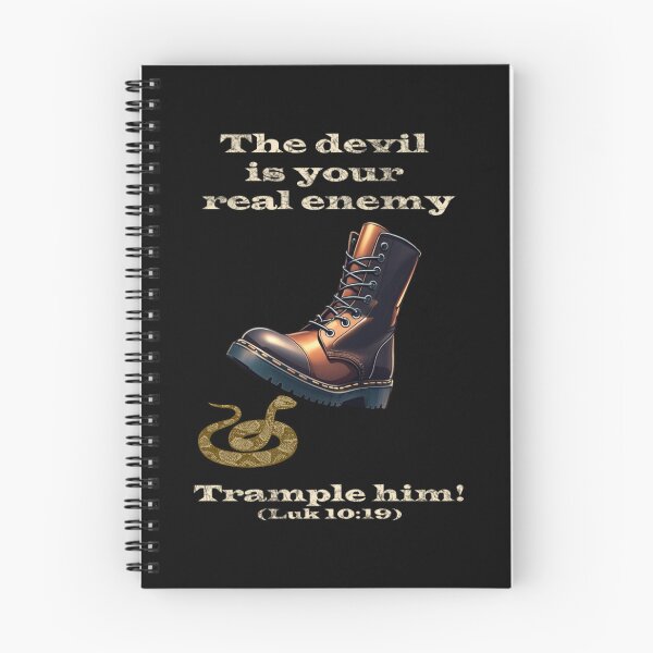 Item preview, The devil is your real enemy. Trample him! designed and sold by Warih.