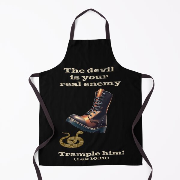 Item preview, The devil is your real enemy. Trample him! designed and sold by Warih.