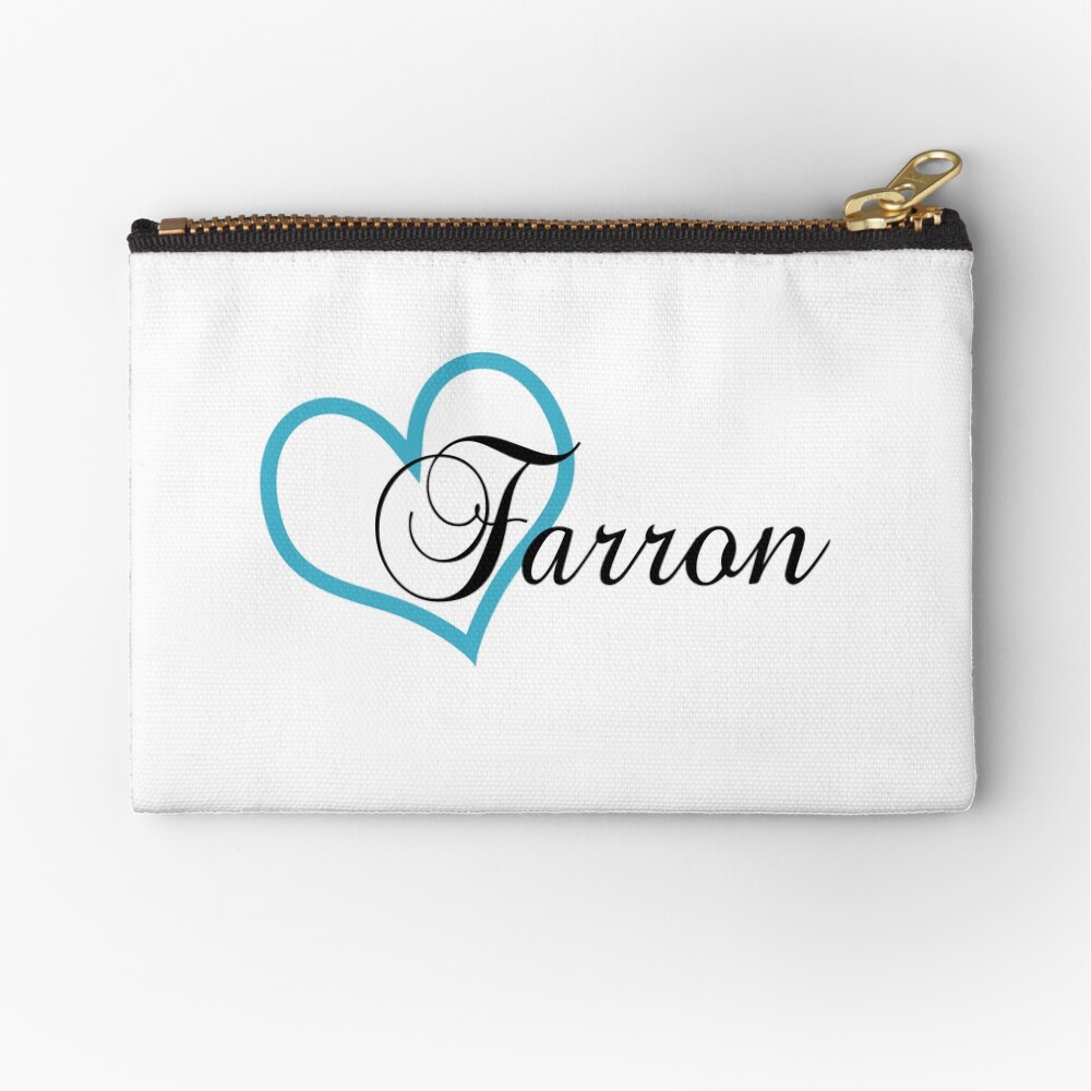 Heart Farron Zipper Pouch