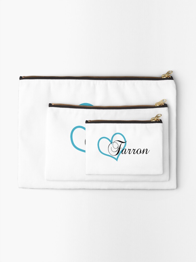 Alternate view of Heart Farron Zipper Pouch