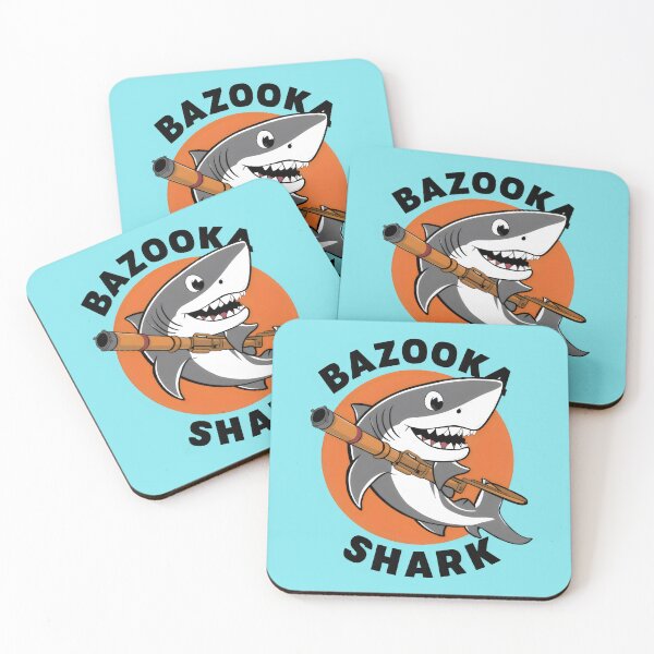 Item preview, Armed Shark Mayhem designed and sold by EnchantedDecor.