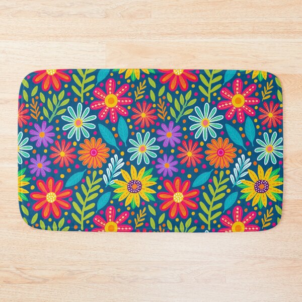 Item preview, Bright Colorful Flower Pattern designed and sold by AlwaysBeColoring.