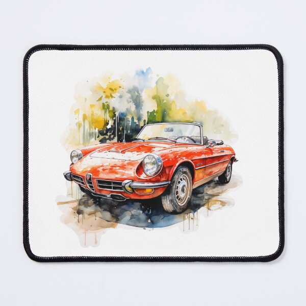 Item preview, 1974 Spider Classic Car Watercolor Art designed and sold by StefNomadLife.