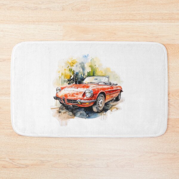 Item preview, 1974 Spider Classic Car Watercolor Art  designed and sold by StefNomadLife.
