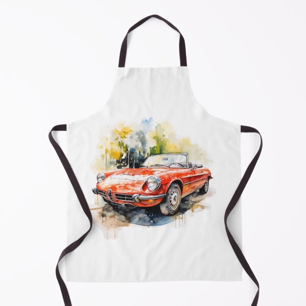 Item preview, 1974 Spider Classic Car Watercolor Art  designed and sold by StefNomadLife.