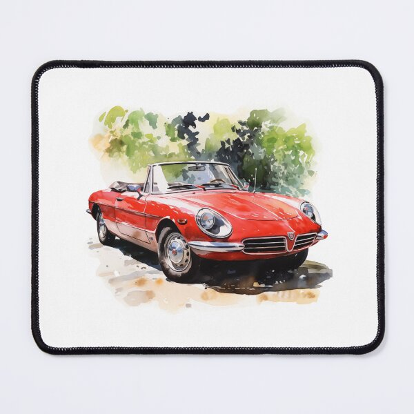 Item preview, 1974 Spider Classic Car Watercolor Art designed and sold by StefNomadLife.