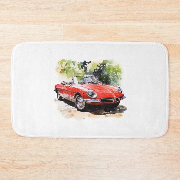 Item preview, 1974 Spider Classic Car Watercolor Art  designed and sold by StefNomadLife.