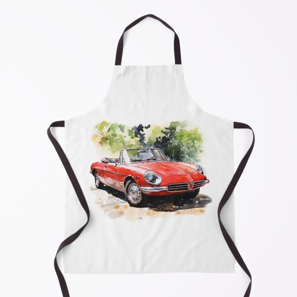 Item preview, 1974 Spider Classic Car Watercolor Art  designed and sold by StefNomadLife.
