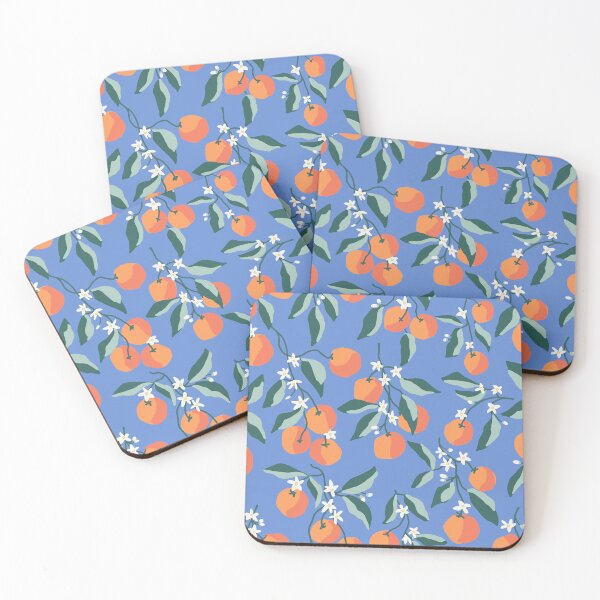 Item preview, Sweet Clementines Blue designed and sold by LIMEZINNIASDES.