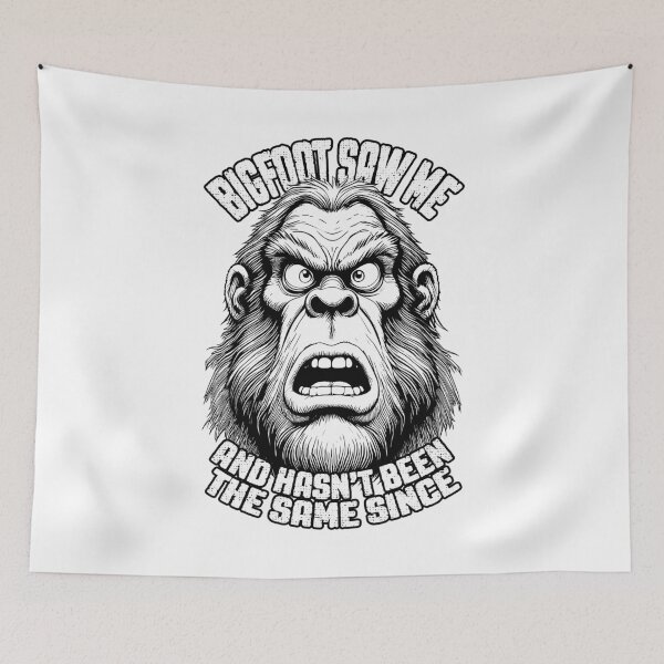 Item preview, Bigfoot Saw Me Funny Sarcastic Shocked Sasquatch designed and sold by GrandeDuc.