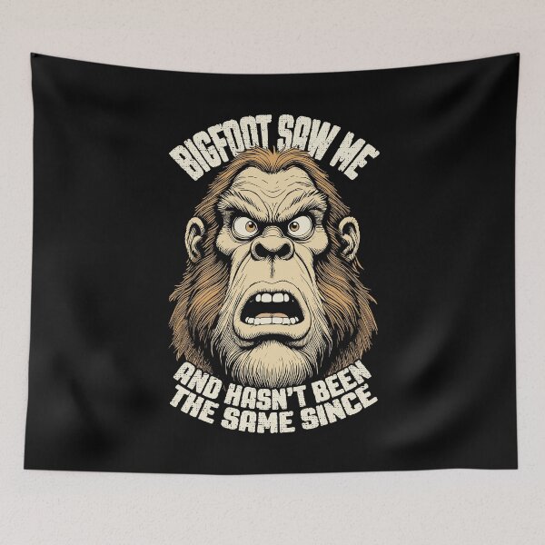 Item preview, Bigfoot Saw Me Funny Sarcastic Shocked Sasquatch designed and sold by GrandeDuc.
