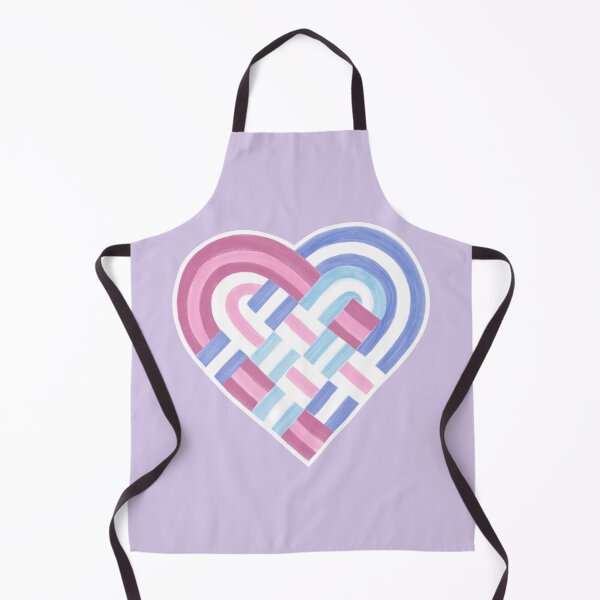 Item preview, Woven Heart Bigender Pride Flag Pink Purple Blue designed and sold by JoyfulJen.