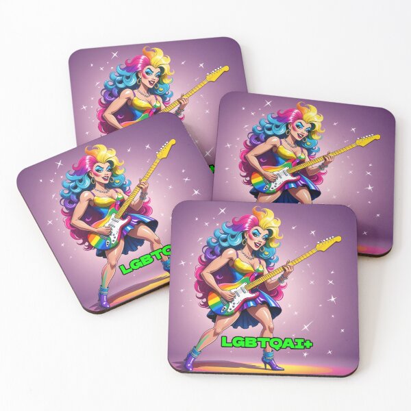 Item preview, Trans gay pride guitarist designed and sold by Artbellachi.