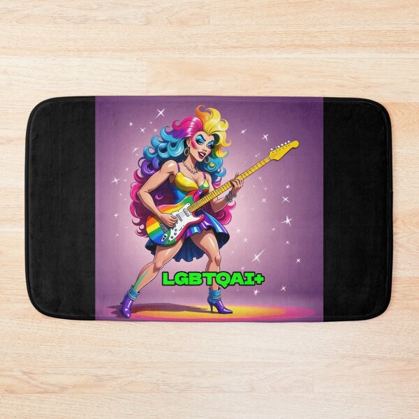 Item preview, Trans gay pride guitarist designed and sold by Artbellachi.