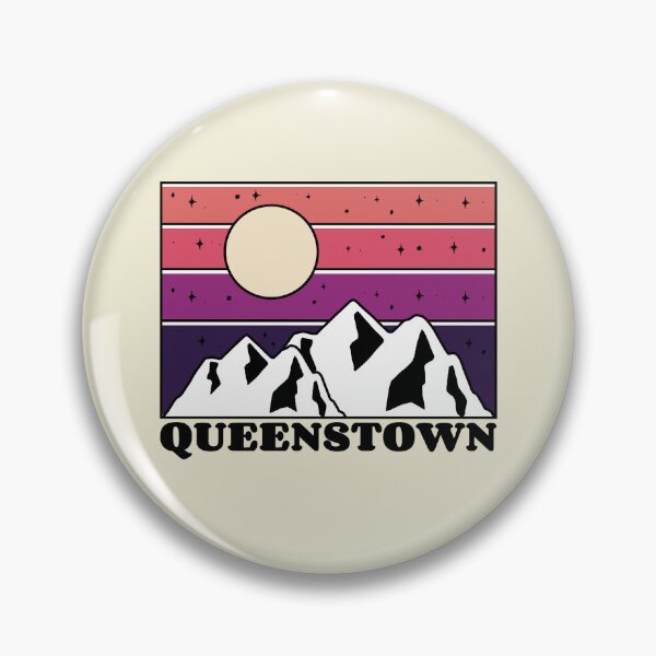 Item preview, Queenstown - New Zealand  designed and sold by Paperfly Doodles.