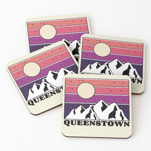 Item preview, Queenstown - New Zealand  designed and sold by Paperfly Doodles.