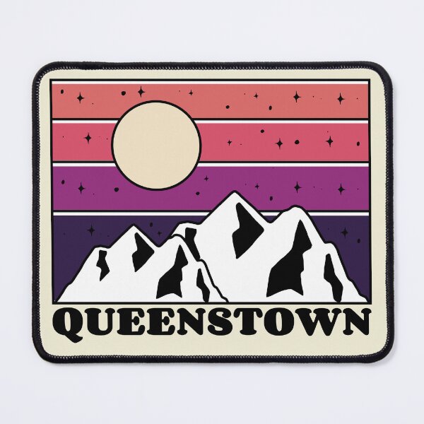 Item preview, Queenstown - New Zealand  designed and sold by Paperfly Doodles.