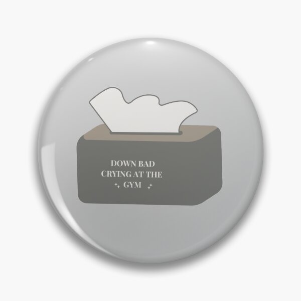 Item preview, Down Bad Crying at the Gym designed and sold by mgkreatives.