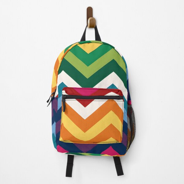 Item preview, Zigzag lines with LGBTQ+ flag colors designed and sold by BlackCatspet1.