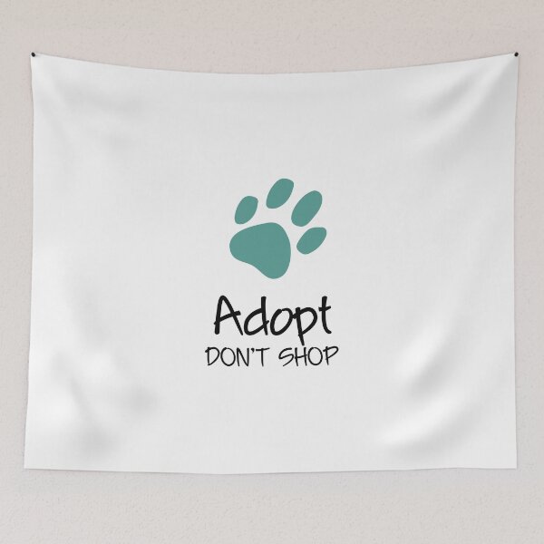 Item preview, Adopt don't shop 2 designed and sold by MeowMusic.