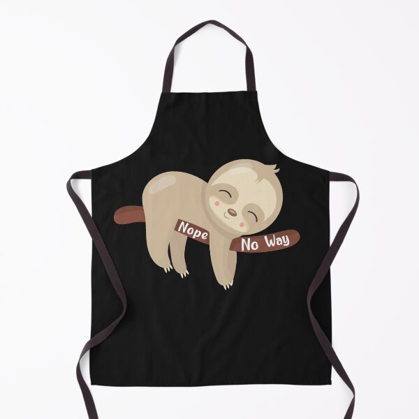 Item preview, Sleeping sloth Nope No Way designed and sold by DegraDesign.