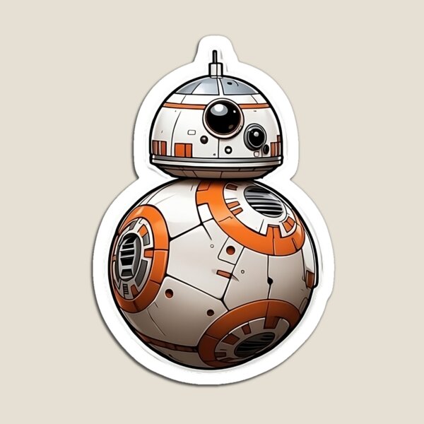 Item preview, Chibi BB-8 designed and sold by StickersNPeels.