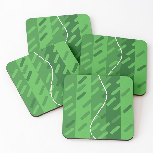 Item preview, Green shades pattern designed and sold by samshopindia.