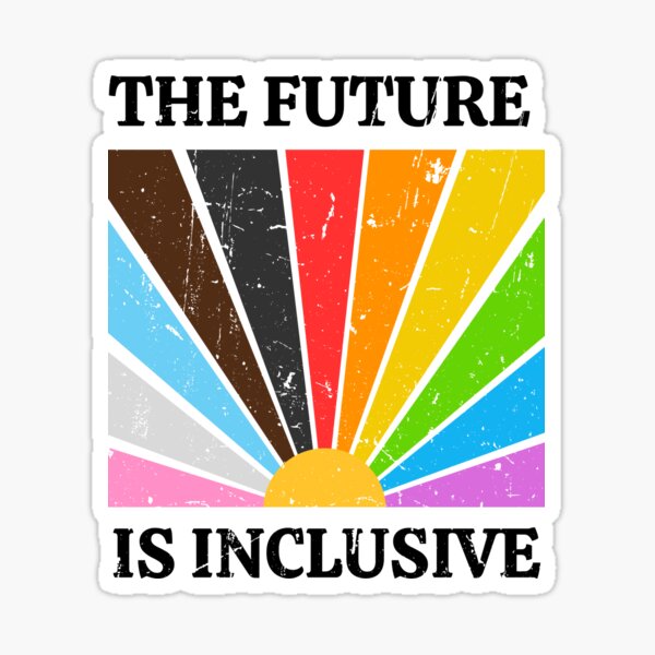Item preview, The Future Is Inclusive  designed and sold by InclusivePrints.