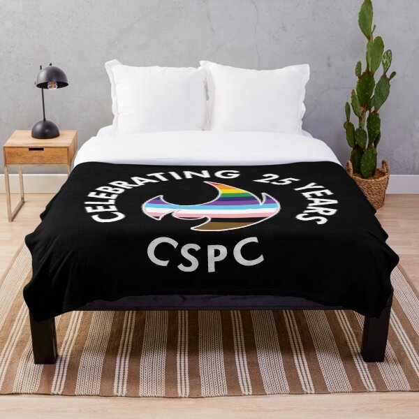 Item preview, CSPC 25th Anniversary Rainbow Stack Flame for dark colored garments designed and sold by The CSPC.
