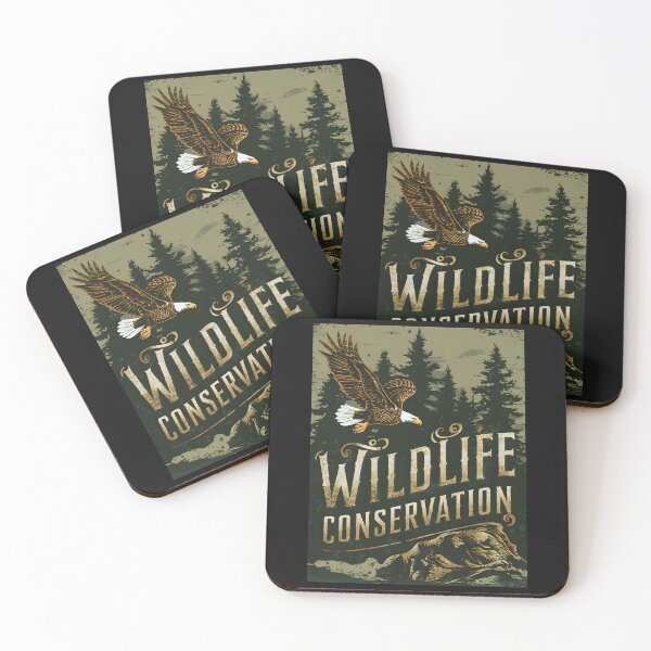 Item preview, Wildlife Conservation Vintage Eagle Forest designed and sold by Alex Songs.