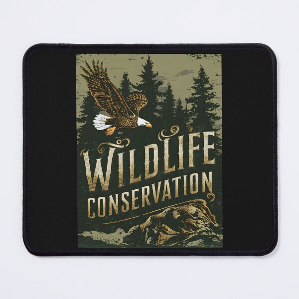 Item preview, Wildlife Conservation Vintage Eagle Forest designed and sold by Alex Songs.