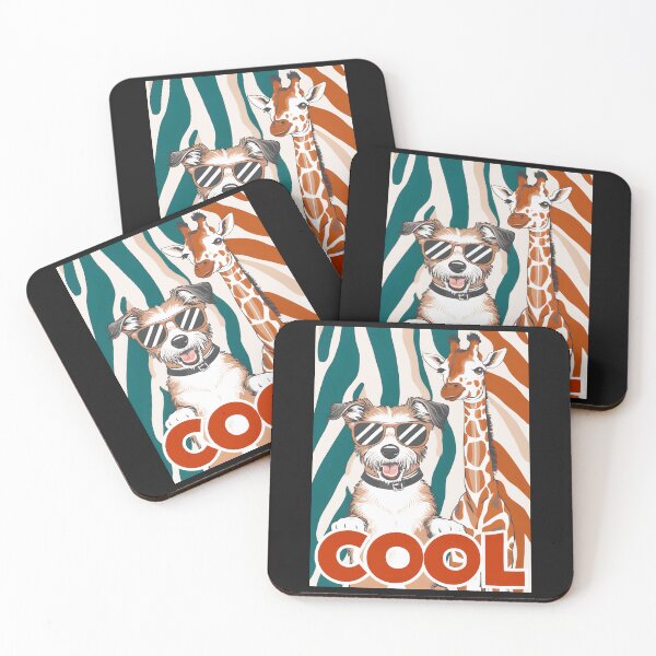 Item preview, Vintage Dog Giraffe Cool Friends  designed and sold by Alex Songs.