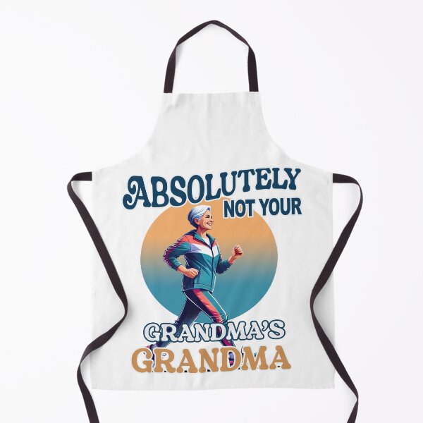Item preview, Absolutely Not Your Grandma's Grandma T-Shirt - Jogging Grandma designed and sold by CaliCreatives.
